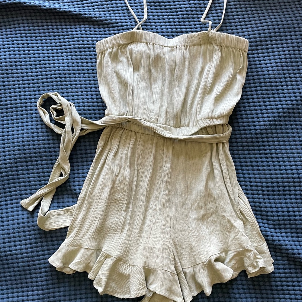 Sage green  Women's Romper